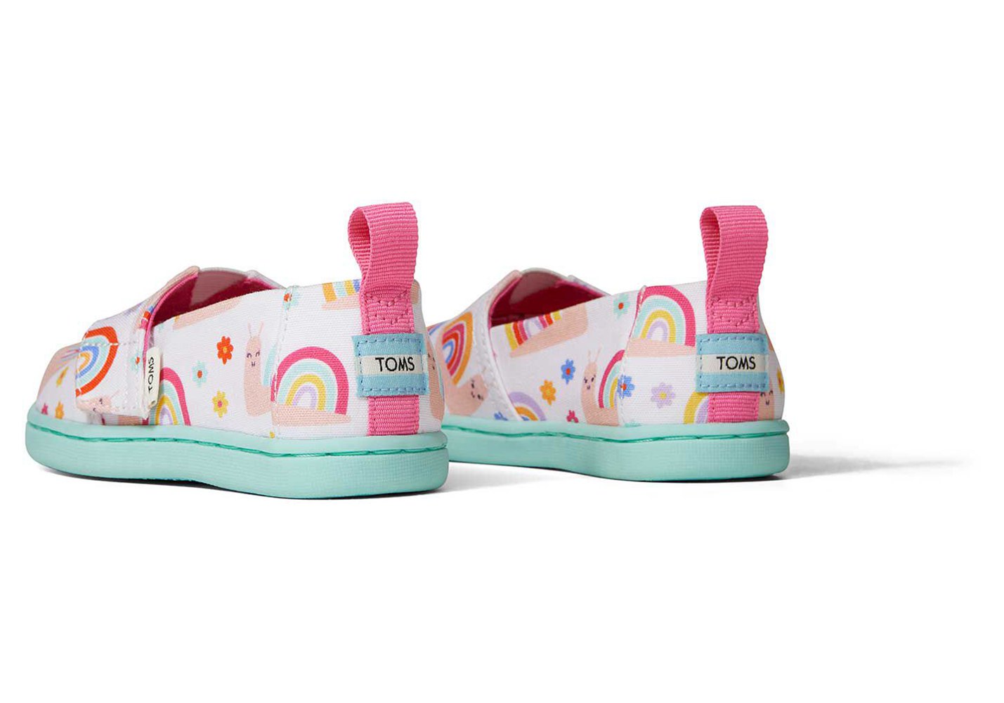 Toms Espadryle Dziecięce Kolorowe - Alpargata Tiny Rainbow Snails - 54TLCNPRY